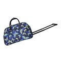 World Traveler World Traveler 8112022-197 21 in. Carry on Rolling Duffle Bag - Gold Butterfly 8112022-197